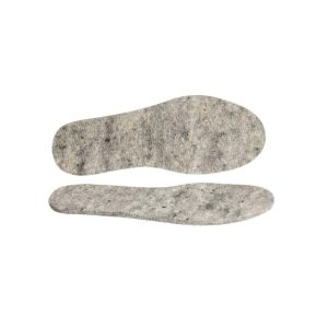 Glerups Einliegesohle Grau aus Wolle 8-10mm