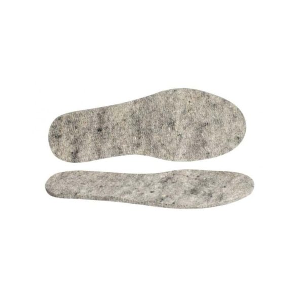 Glerups Einliegesohle Grau aus Wolle 8-10mm